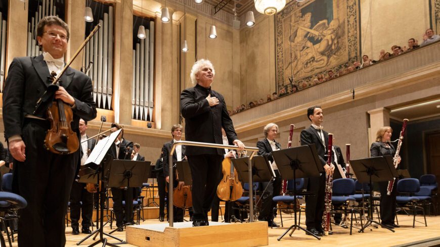 Sir Simon Rattle und das BR Symphonieorchester