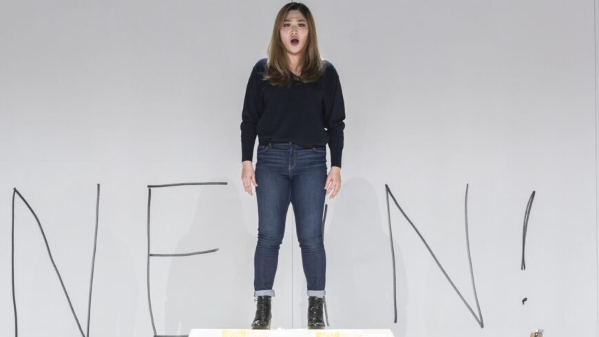 Sensationelle Rollengestaltung: Jihyun Cecilia Lee als Marguerite (Foto Jan-Pieter Fuhr)