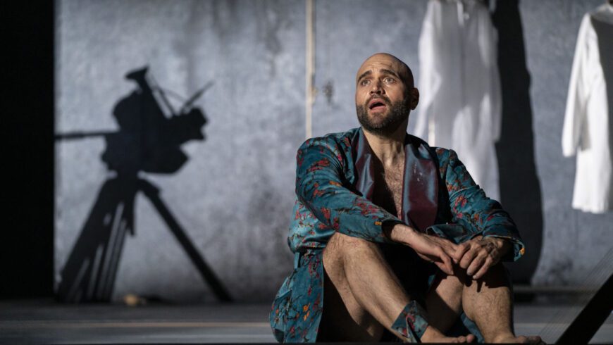 Im Liebeswahn: Xavier Sabata als Orlando (Foto Bühnen Halle/Federico Pedrotti)