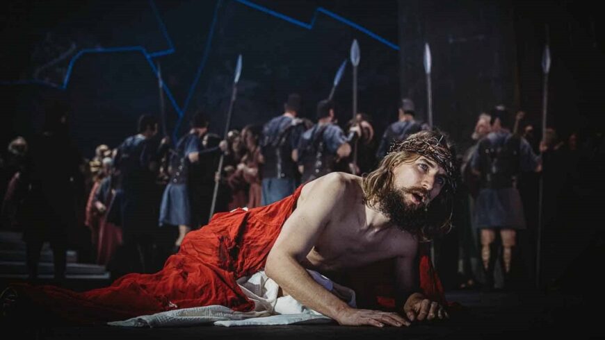 Christoph Esterl als Jesus-Darsteller (Foto Xiomara Bender/Passionsspiele Erl)