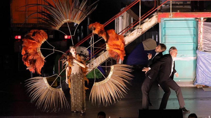 Hochkarätiges Trio: Caroline Wettergreen (Nachtigall), Michael Nagy (Ratefreund) und Charles Workman (Hoffegut)