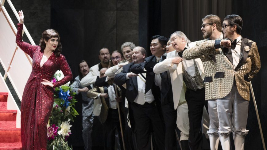 Kaum gelandet, schon umworben (Foto A.T. Schaefer)