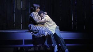 Aufarbeitung der Vergangenheit: Billie (Latonia Moore) und Charles (Will Liverman) (Foto Ken Howard / Met Opera)