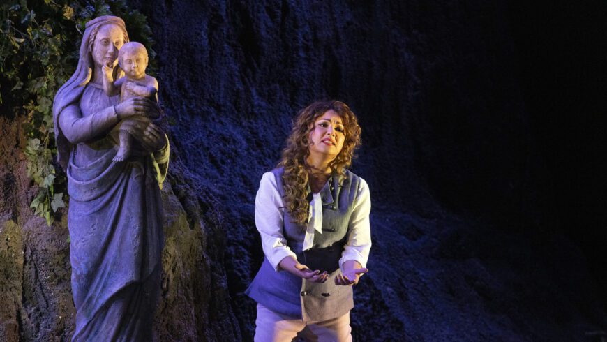 Anna Netrebko als Donna Leonora (Foto Brescia e Amisano/Teatro alla Scala)