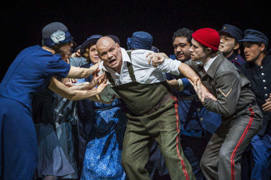 Bo Skovhus in der Titelrolle (Foto Olaf Malzahn/Theater Lübeck)