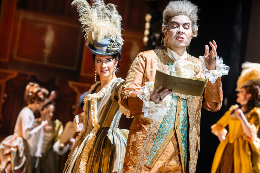 Franziska Waldhart (Armida) und Christopher Lowrey (Rinaldo) (Foto Anna Kolata)