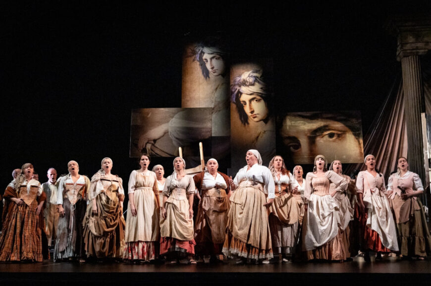 Mit Gemälden garnierte Dramatik (Foto Daniel Ebendinger)