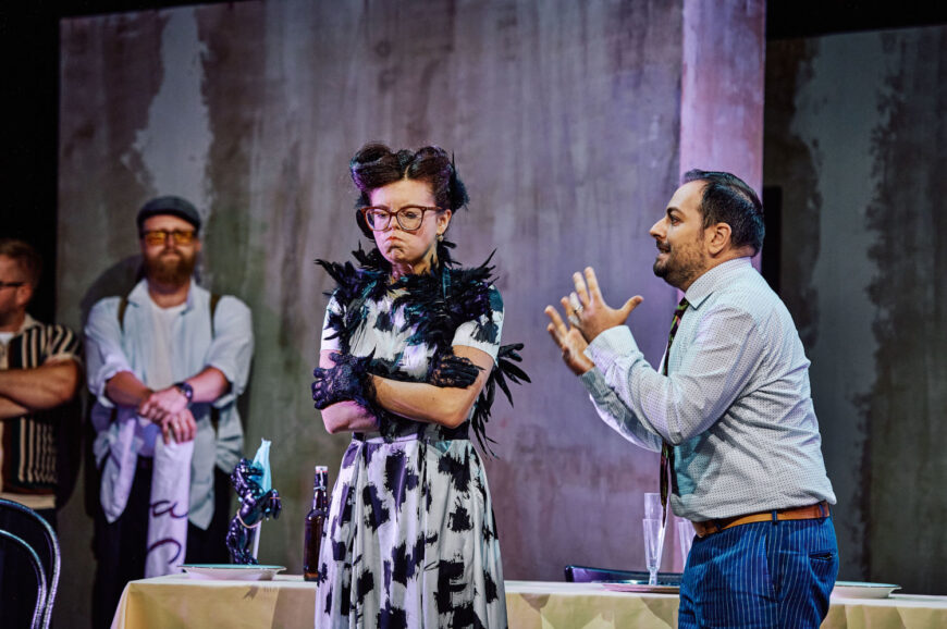 Gaja Vittoria Pellizzari (Lucia) und Matteo Torcaso (Fabrizio) (Foto Patrick Pfeiffer/Rossini in Wildbad)