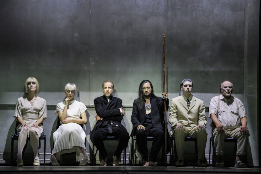 Reise als Zustand: Peter Schöne (Dante) und Norman D. Patzke (Virgilio) (Foto Bettina Stöß)